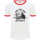 Viking May the Odds Be In Your Favour Mens White Ringer T-Shirt White/Red