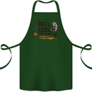 Reel Cool Grandad Funny Fishing Fisherman Cotton Apron 100% Organic Forest Green