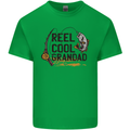 Reel Cool Grandad Funny Fishing Fisherman Mens Cotton T-Shirt Tee Top Irish Green