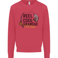 Reel Cool Grandad Funny Fishing Fisherman Mens Sweatshirt Jumper Heliconia
