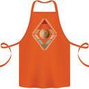 Reinstate Pluto Funny Astronomy Cotton Apron 100% Organic Orange