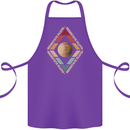 Reinstate Pluto Funny Astronomy Cotton Apron 100% Organic Purple
