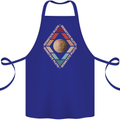 Reinstate Pluto Funny Astronomy Cotton Apron 100% Organic Royal Blue