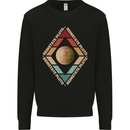 Reinstate Pluto Funny Astronomy Kids Sweatshirt Jumper Black