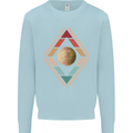 Reinstate Pluto Funny Astronomy Kids Sweatshirt Jumper Light Blue