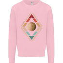 Reinstate Pluto Funny Astronomy Kids Sweatshirt Jumper Light Pink