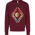 Reinstate Pluto Funny Astronomy Kids Sweatshirt Jumper Maroon