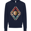 Reinstate Pluto Funny Astronomy Kids Sweatshirt Jumper Navy Blue