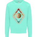 Reinstate Pluto Funny Astronomy Kids Sweatshirt Jumper Peppermint