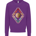 Reinstate Pluto Funny Astronomy Kids Sweatshirt Jumper Purple