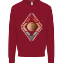 Reinstate Pluto Funny Astronomy Kids Sweatshirt Jumper Red