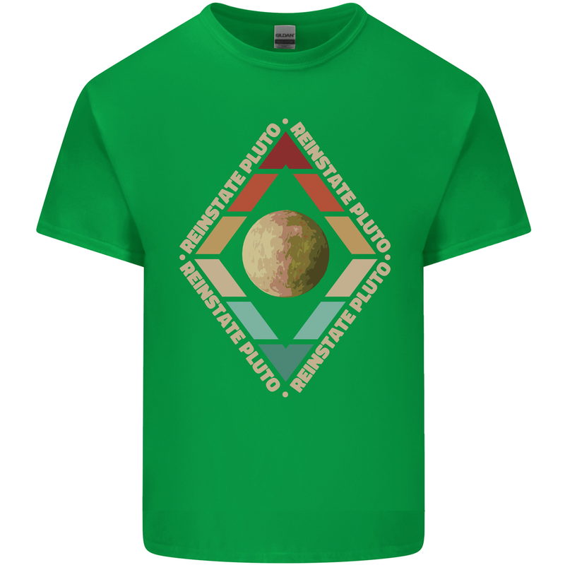 Reinstate Pluto Funny Astronomy Kids T-Shirt Childrens Irish Green