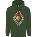 Reinstate Pluto Funny Astronomy Mens 80% Cotton Hoodie Forest Green