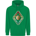 Reinstate Pluto Funny Astronomy Mens 80% Cotton Hoodie Irish Green