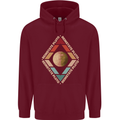 Reinstate Pluto Funny Astronomy Mens 80% Cotton Hoodie Maroon