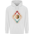 Reinstate Pluto Funny Astronomy Mens 80% Cotton Hoodie White