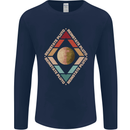Reinstate Pluto Funny Astronomy Mens Long Sleeve T-Shirt Navy Blue