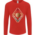 Reinstate Pluto Funny Astronomy Mens Long Sleeve T-Shirt Red
