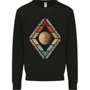 Reinstate Pluto Funny Astronomy Mens Sweatshirt Jumper Black