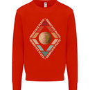 Reinstate Pluto Funny Astronomy Mens Sweatshirt Jumper Bright Red