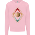 Reinstate Pluto Funny Astronomy Mens Sweatshirt Jumper Light Pink