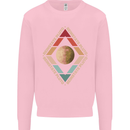 Reinstate Pluto Funny Astronomy Mens Sweatshirt Jumper Light Pink