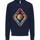 Reinstate Pluto Funny Astronomy Mens Sweatshirt Jumper Navy Blue