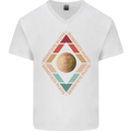 Reinstate Pluto Funny Astronomy Mens V-Neck Cotton T-Shirt White