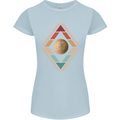 Reinstate Pluto Funny Astronomy Womens Petite Cut T-Shirt Light Blue