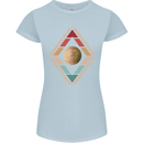Reinstate Pluto Funny Astronomy Womens Petite Cut T-Shirt Light Blue