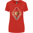 Reinstate Pluto Funny Astronomy Womens Wider Cut T-Shirt Red