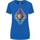 Reinstate Pluto Funny Astronomy Womens Wider Cut T-Shirt Royal Blue
