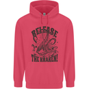 Release the Kraken Cthulhu Sea Creature Childrens Kids Hoodie Heliconia