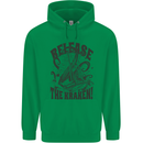 Release the Kraken Cthulhu Sea Creature Childrens Kids Hoodie Irish Green
