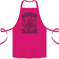 Release the Kraken Cthulhu Sea Creature Cotton Apron 100% Organic Pink