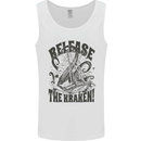 Release the Kraken Cthulhu Sea Creature Mens Vest Tank Top White