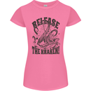 Release the Kraken Cthulhu Sea Creature Womens Petite Cut T-Shirt Azalea