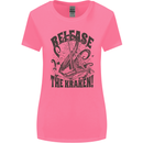 Release the Kraken Cthulhu Sea Creature Womens Wider Cut T-Shirt Azalea