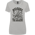 Release the Kraken Cthulhu Sea Creature Womens Wider Cut T-Shirt Sports Grey