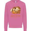 Religion Christianity Bible Trust in Lion Mens Sweatshirt Jumper Azalea