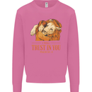 Religion Christianity Bible Trust in Lion Mens Sweatshirt Jumper Azalea