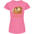 Religion Christianity Bible Trust in Lion Womens Petite Cut T-Shirt Azalea