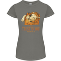 Religion Christianity Bible Trust in Lion Womens Petite Cut T-Shirt Charcoal