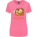 Religion Christianity Bible Trust in Lion Womens Wider Cut T-Shirt Azalea