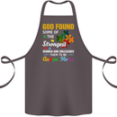 Religious Autism Mom Autistic Mum God ASD Cotton Apron 100% Organic Dark Grey