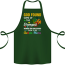 Religious Autism Mom Autistic Mum God ASD Cotton Apron 100% Organic Forest Green