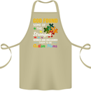 Religious Autism Mom Autistic Mum God ASD Cotton Apron 100% Organic Khaki