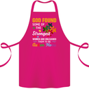 Religious Autism Mom Autistic Mum God ASD Cotton Apron 100% Organic Pink