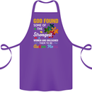 Religious Autism Mom Autistic Mum God ASD Cotton Apron 100% Organic Purple