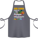 Religious Autism Mom Autistic Mum God ASD Cotton Apron 100% Organic Steel